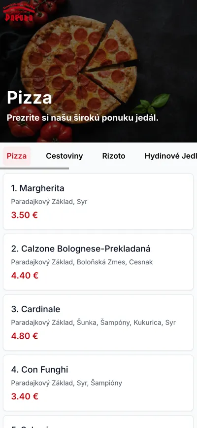 New menu navigation on mobile